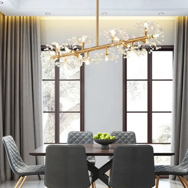 105 cm LED Pendant Light Single Design Metal Modern Style Stylish Floral Style Electroplated Painted Finishes LED Nordic Style 220-240V