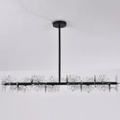 105 cm LED Pendant Light Single Design Metal Modern Style Stylish Floral Style Electroplated Painted Finishes LED Nordic Style 220-240V