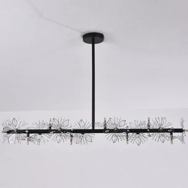 105 cm LED Pendant Light Single Design Metal Modern Style Stylish Floral Style Electroplated Painted Finishes LED Nordic Style 220-240V