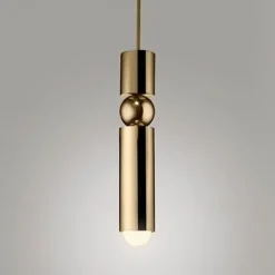 6 cm LED Pendant Lights Island Lights Single Design Metal Cylinder Electroplated Modern 220-240V