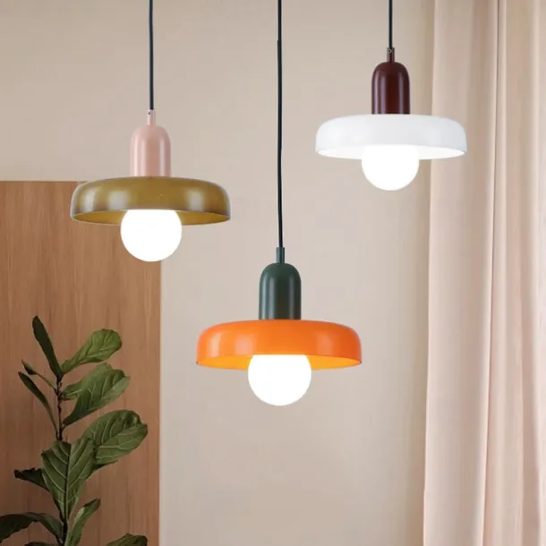 25 cm Pendant Lantern Design Geometric Shapes Pendant Light Metal Artistic Nordic Style 110-120V 220-240V