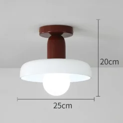 25 cm Pendant Lantern Design Geometric Shapes Pendant Light Metal Artistic Nordic Style 110-120V 220-240V