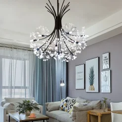 45 cm Pendant Lantern Design Chandelier Metal Sputnik Novelty Painted Finishes Modern Nordic Style Generic