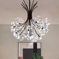 45 cm Pendant Lantern Design Chandelier Metal Sputnik Novelty Painted Finishes Modern Nordic Style Generic