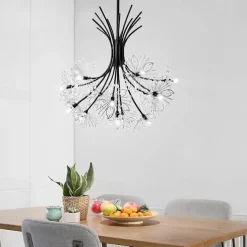 45 cm Pendant Lantern Design Chandelier Metal Sputnik Novelty Painted Finishes Modern Nordic Style Generic