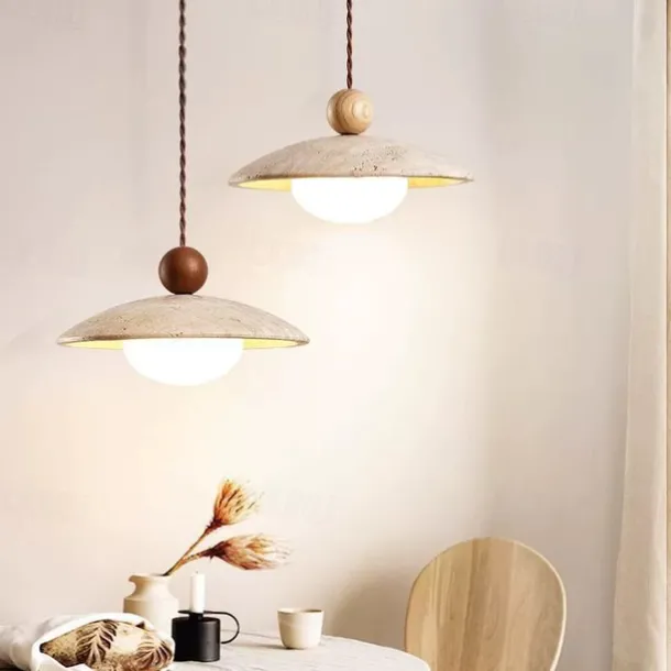 25 cm Pendant Lantern Design Geometric Shapes Pendant Light Stone Glass Artistic Style Formal Style Vintage Style Vintage Traditional / Classic 110-120V 220-240V