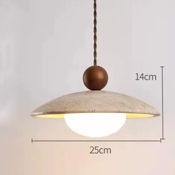 25 cm Pendant Lantern Design Geometric Shapes Pendant Light Stone Glass Artistic Style Formal Style Vintage Style Vintage Traditional / Classic 110-120V 220-240V