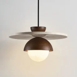 30 cm Pendant Lantern Design Geometric Shapes Pendant Light Stone Glass Artistic Style Vintage Style Classic Style Vintage Country 110-120V 220-240V