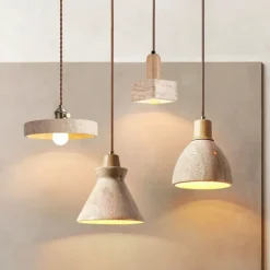 21 cm Pendant Lantern Design Geometric Shapes Pendant Light Stone Artistic Style Formal Style Vintage Style Vintage Traditional / Classic 110-120V 220-240V