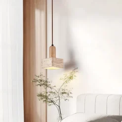 21 cm Pendant Lantern Design Geometric Shapes Pendant Light Stone Artistic Style Formal Style Vintage Style Vintage Traditional / Classic 110-120V 220-240V