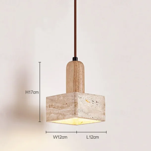 21 cm Pendant Lantern Design Geometric Shapes Pendant Light Stone Artistic Style Formal Style Vintage Style Vintage Traditional / Classic 110-120V 220-240V