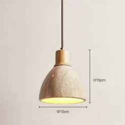 21 cm Pendant Lantern Design Geometric Shapes Pendant Light Stone Artistic Style Formal Style Vintage Style Vintage Traditional / Classic 110-120V 220-240V