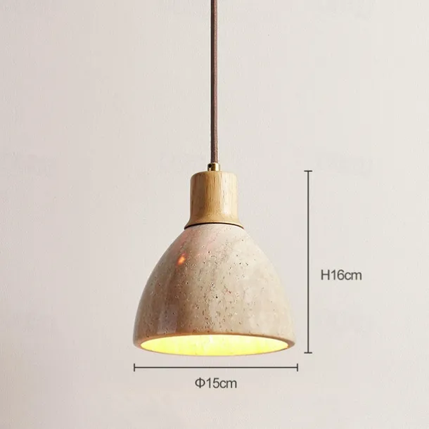 21 cm Pendant Lantern Design Geometric Shapes Pendant Light Stone Artistic Style Formal Style Vintage Style Vintage Traditional / Classic 110-120V 220-240V