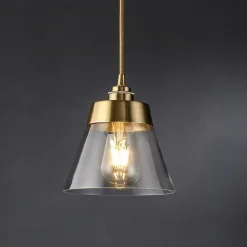 16.5 cm Pendant Light LED Pendant Lantern Design Lamps Glass Cone Electroplated Modern Country Style Shops / Cafes Bedroom Living Room Lights 110-220/220-240V