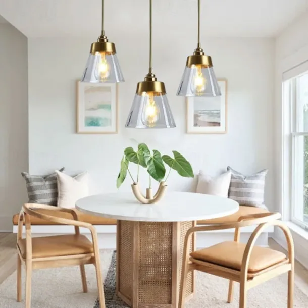 16.5 cm Pendant Light LED Pendant Lantern Design Lamps Glass Cone Electroplated Modern Country Style Shops / Cafes Bedroom Living Room Lights 110-220/220-240V