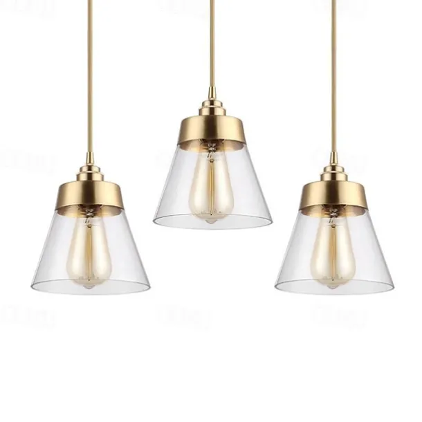 16.5 cm Pendant Light LED Pendant Lantern Design Lamps Glass Cone Electroplated Modern Country Style Shops / Cafes Bedroom Living Room Lights 110-220/220-240V