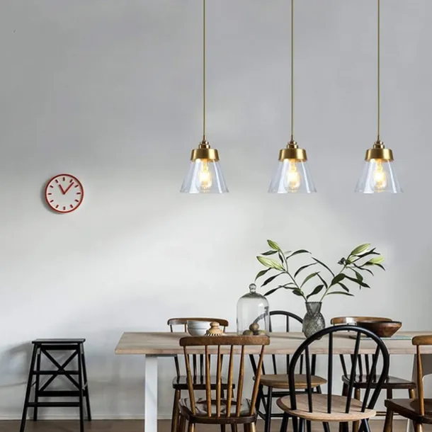 16.5 cm Pendant Light LED Pendant Lantern Design Lamps Glass Cone Electroplated Modern Country Style Shops / Cafes Bedroom Living Room Lights 110-220/220-240V
