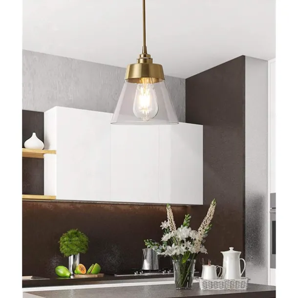 16.5 cm Pendant Light LED Pendant Lantern Design Lamps Glass Cone Electroplated Modern Country Style Shops / Cafes Bedroom Living Room Lights 110-220/220-240V