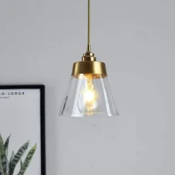 16.5 cm Pendant Light LED Pendant Lantern Design Lamps Glass Cone Electroplated Modern Country Style Shops / Cafes Bedroom Living Room Lights 110-220/220-240V