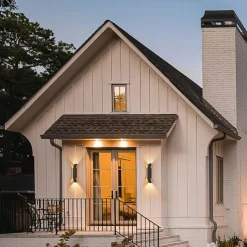 30/40 cm Plus Large Outdoor LED Wall Light 20W / 30W Various Color Temperature Lighting Modern Black Gold Courtyard Wall Lamp Suitable for Terrace Garage Balcony AC85-265V