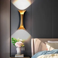 30/40 cm Plus Large Outdoor LED Wall Light 20W / 30W Various Color Temperature Lighting Modern Black Gold Courtyard Wall Lamp Suitable for Terrace Garage Balcony AC85-265V