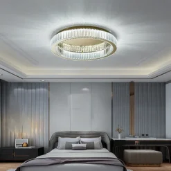 50 cm Round Ceiling Light LED Chandelier Stainless Steel Nordic Style Dining Room Living Room Bedroom