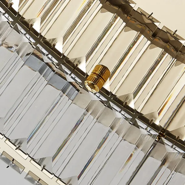 50 cm Round Ceiling Light LED Chandelier Stainless Steel Nordic Style Dining Room Living Room Bedroom