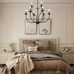 73 cm Single Design Chandelier Metal Mini Painted Finishes Traditional / Classic Country 220-240V