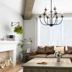 73 cm Single Design Chandelier Metal Mini Painted Finishes Traditional / Classic Country 220-240V