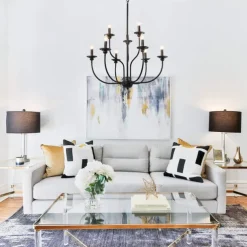 73 cm Single Design Chandelier Metal Mini Painted Finishes Traditional / Classic Country 220-240V