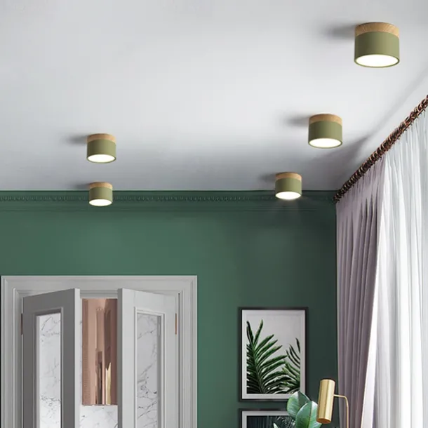 9 cm Single Design Flush Mount Ceiling Lights Aluminum LED Nordic Style 220-240V