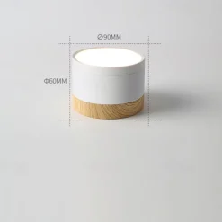 9 cm Single Design Flush Mount Ceiling Lights Aluminum LED Nordic Style 220-240V