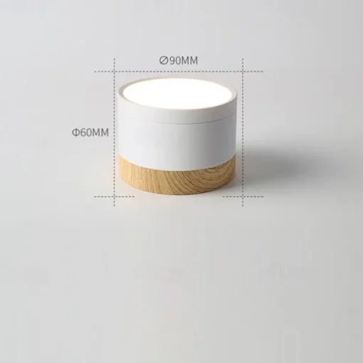 9 cm Single Design Flush Mount Ceiling Lights Aluminum LED Nordic Style 220-240V