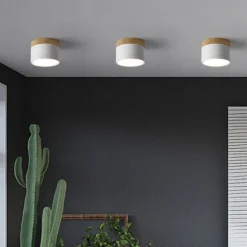 9 cm Single Design Flush Mount Ceiling Lights Aluminum LED Nordic Style 220-240V
