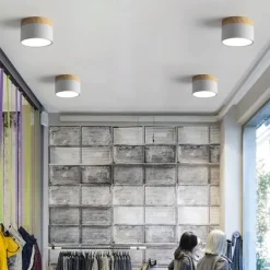 9 cm Single Design Flush Mount Ceiling Lights Aluminum LED Nordic Style 220-240V