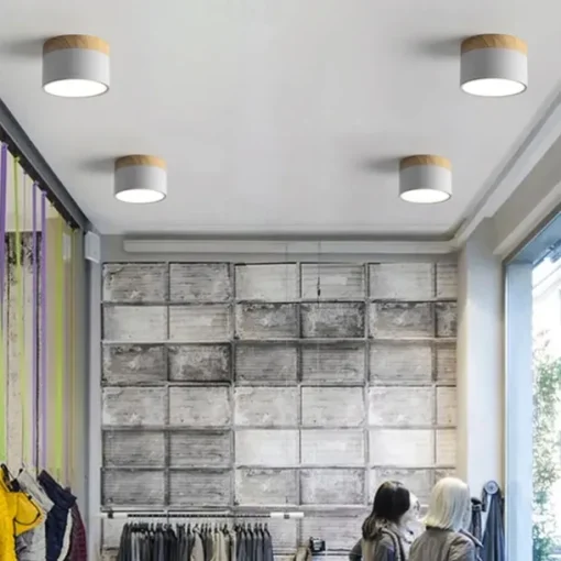 9 cm Single Design Flush Mount Ceiling Lights Aluminum LED Nordic Style 220-240V