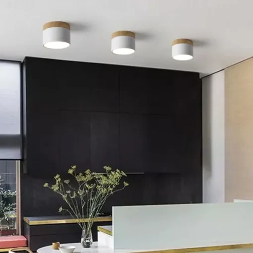 9 cm Single Design Flush Mount Ceiling Lights Aluminum LED Nordic Style 220-240V