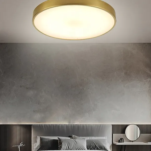 30 cm Single Design Flush Mount Lights Metal Brass Modern 220-240V