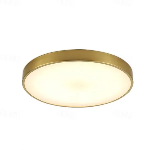 30 cm Single Design Flush Mount Lights Metal Brass Modern 220-240V