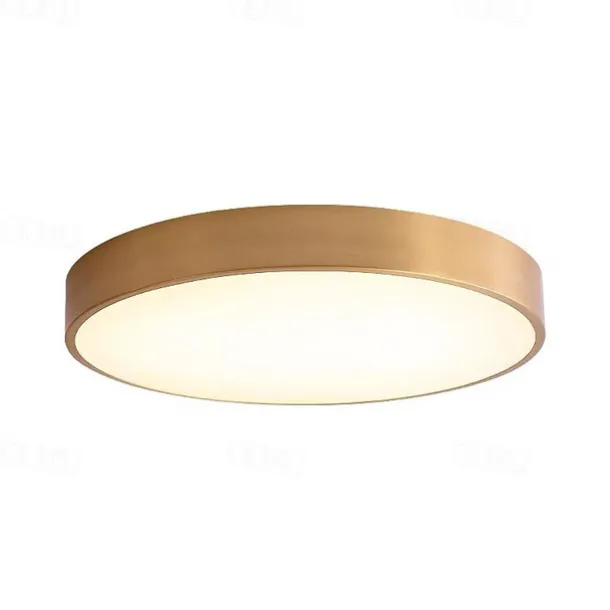 30 cm Single Design Flush Mount Lights Metal Brass Modern 220-240V