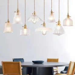 13 cm Single Design Pendant Light LED Glass Antique Brass Modern Nordic Style 85-265V
