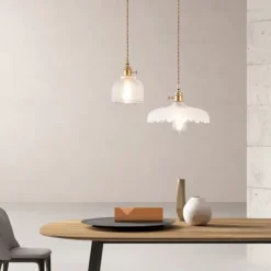 13 cm Single Design Pendant Light LED Glass Antique Brass Modern Nordic Style 85-265V