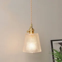 13 cm Single Design Pendant Light LED Glass Antique Brass Modern Nordic Style 85-265V