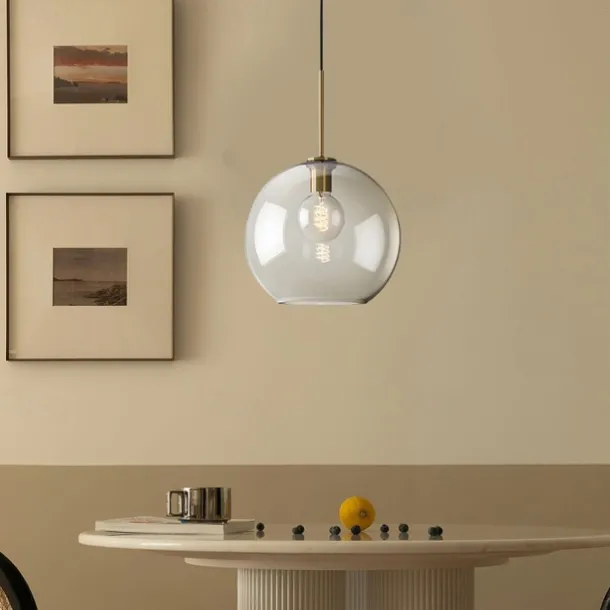 20 cm Single Design Pendant Light Glass Glass Electroplated Vintage Nordic Style 110-120V 220-240V