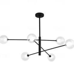 107 cm Sputnik Design Chandelier Metal Linear Island Painted Finishes Modern Nordic Style 220-240V
