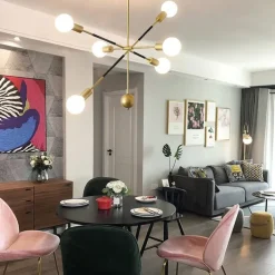 90 cm Sputnik Design Chandelier Metal Sputnik Industrial Painted Finishes Modern Nordic Style 220-240V