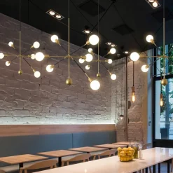 90 cm Sputnik Design Chandelier Metal Sputnik Industrial Painted Finishes Modern Nordic Style 220-240V