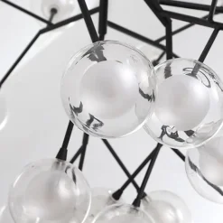 80 cm Sputnik Design Chandelier Metal Mini Painted Finishes Modern Nordic Style Generic
