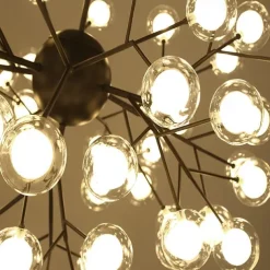 80 cm Sputnik Design Chandelier Metal Mini Painted Finishes Modern Nordic Style Generic