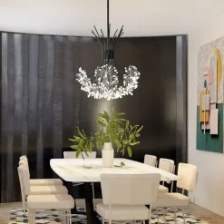 50 cm Sputnik Design Pendant Light LED Chandelier Metal Industrial Novelty Painted Finishes Country Nordic Style 220-240V